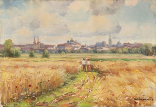 Fráňa Šén (František Schön) - Pohled na Olomouc (ev. číslo: 81739)