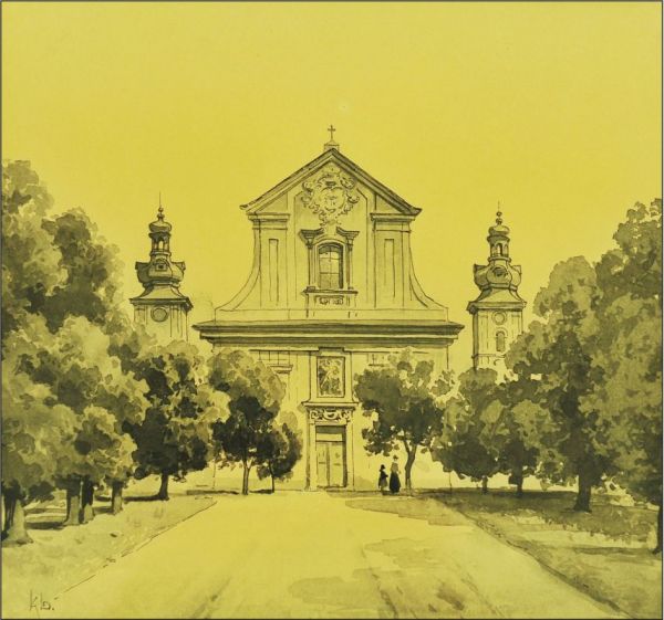 Karel Liebscher - Kostel Kosmonosy