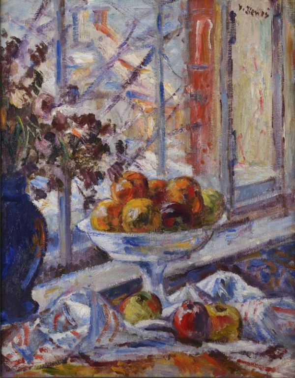 Beneš Vincenc - Zátiší s ovocem u okna (ev. číslo: 46845)