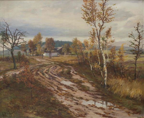 Gustav Porš - Po dešti u Hesice (ev. číslo: 30738)