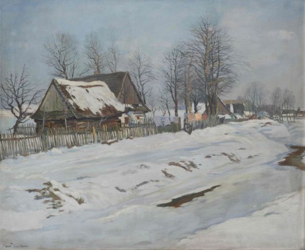 Gustav Porš - Zimní krajina (ev. číslo: 48096)
