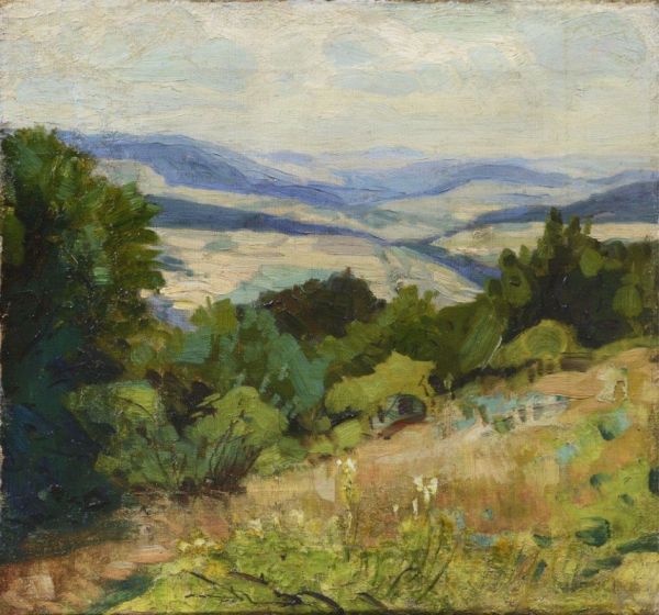 Alois Kalvoda - Lesnatá krajina, 1910-1920